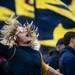 A member of a former Michigan football team on the field before the game against Michigan State on Saturday. Daniel Brenner I AnnArbor.com